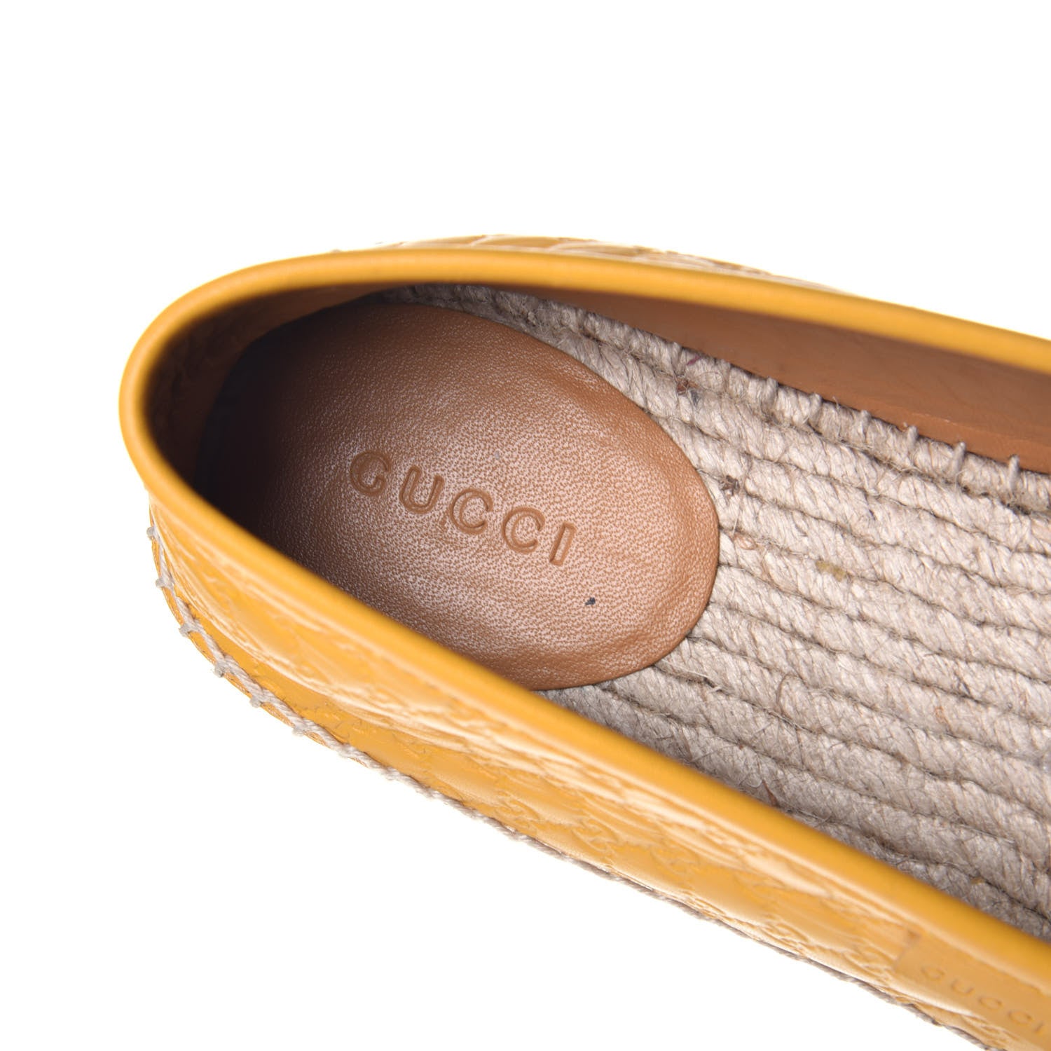 Gucci Microguccissima Soft Espadrilles 38 New Buttercup 7 of 9
