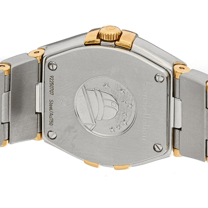Omega Stainless Steel 18K Yellow Gold Diamond Bezel Mother of Pearl 24mm Constellation Quartz Watch 123.25.24.60.05.001 4 of 4