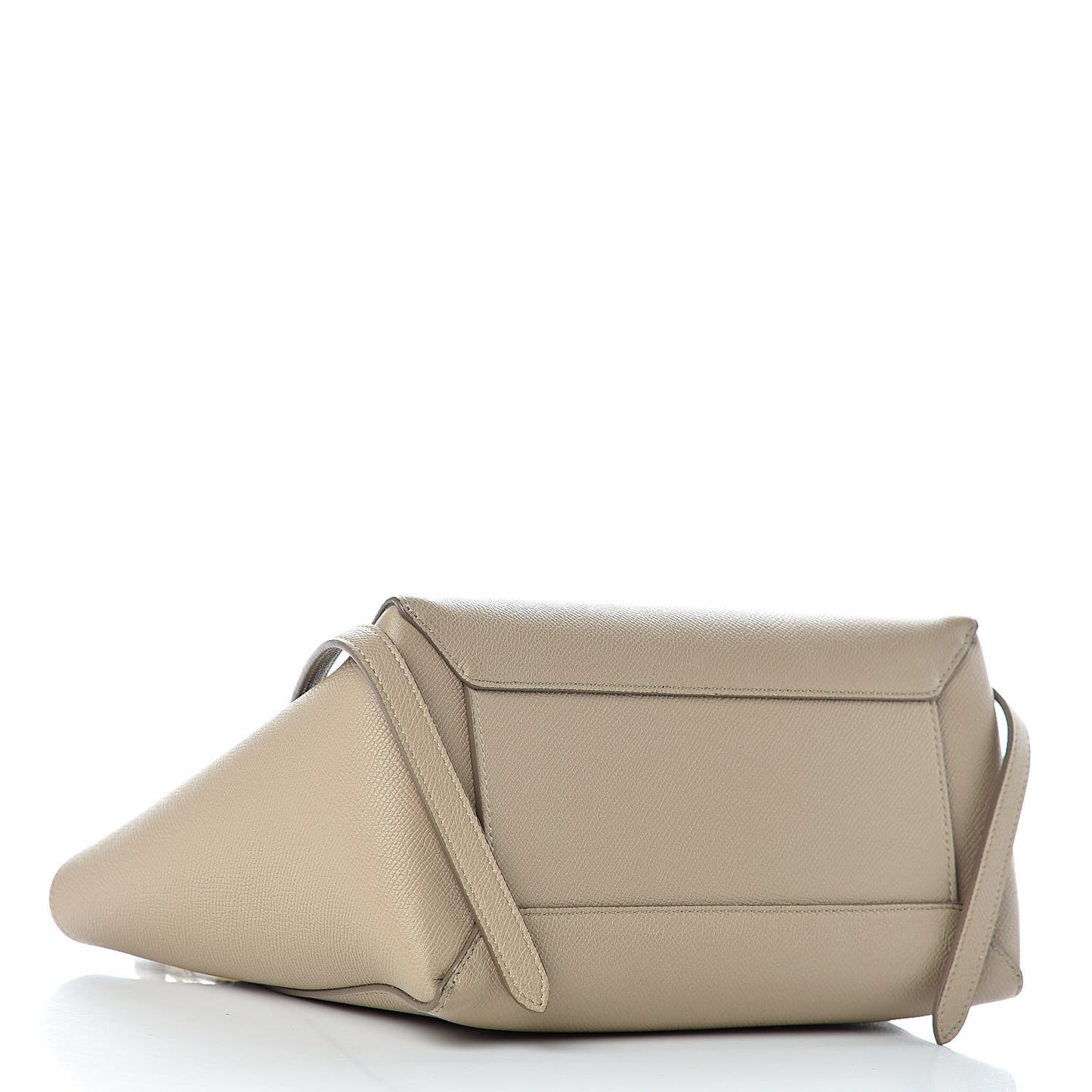 Grained Calfskin Micro Belt Bag Light Taupe