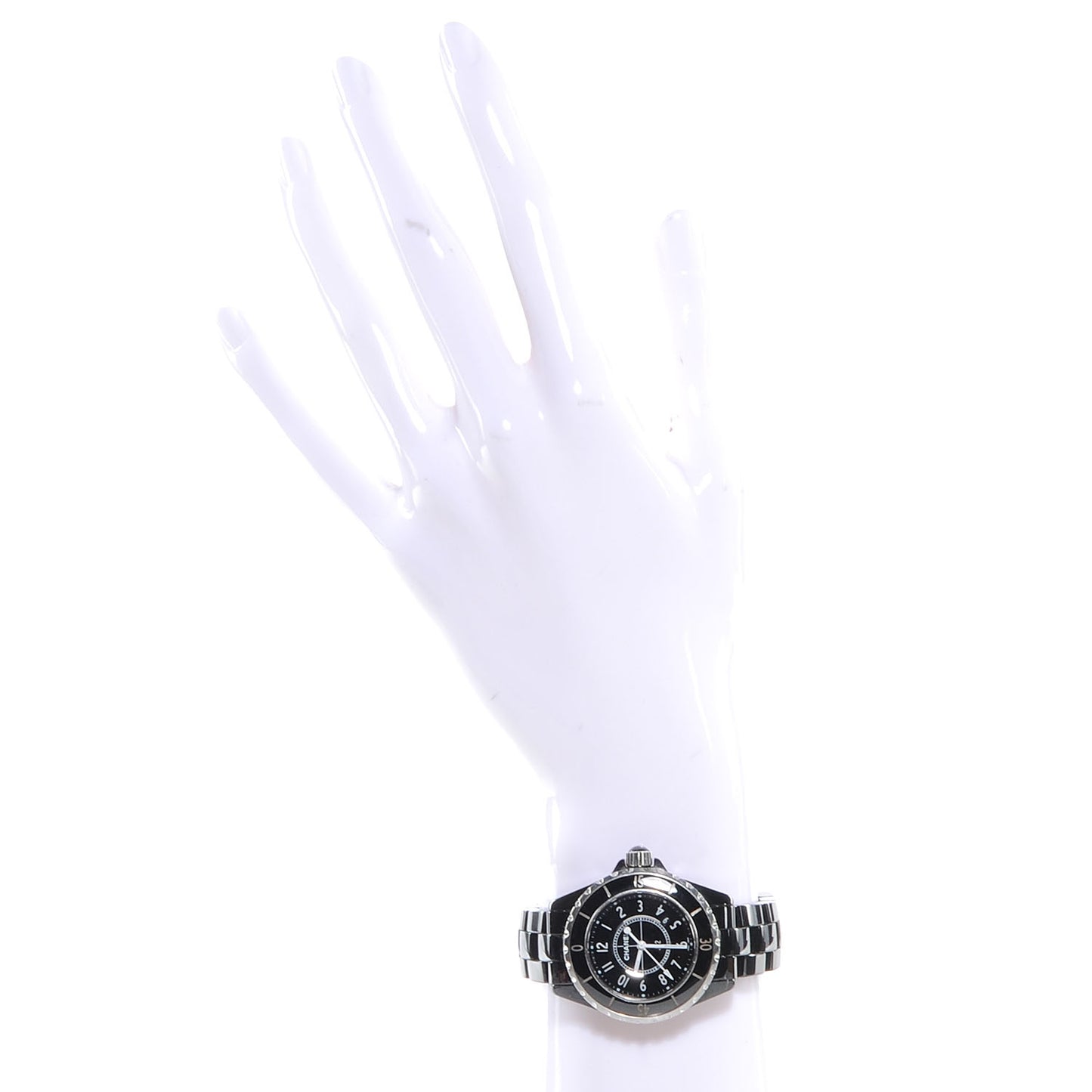 Stainless Steel Ceramic 33mm J12 Quartz Watch Black