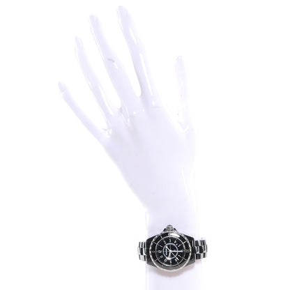 Chanel Stainless Steel Ceramic 33mm J12 Quartz Watch Black 2 of 5