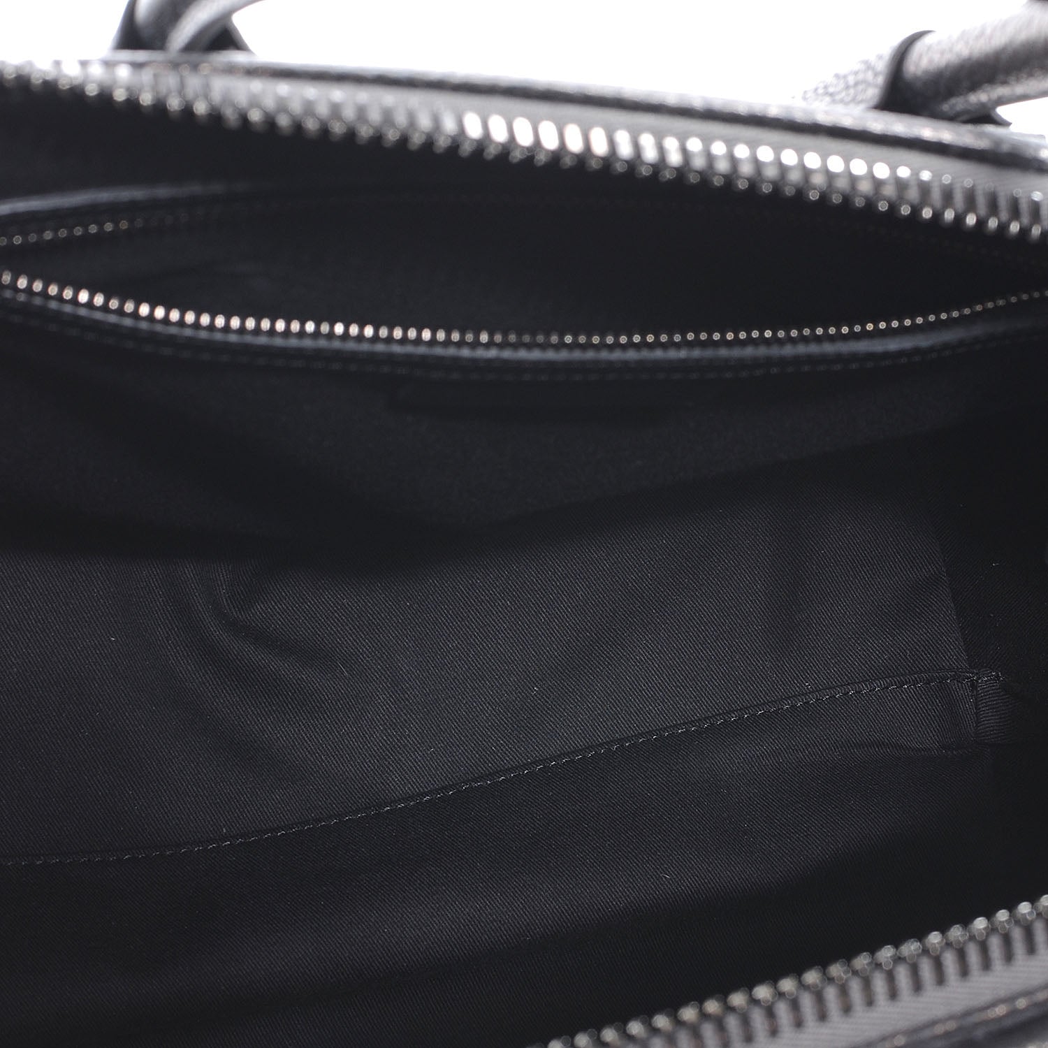 Givenchy Grained Goatskin Metallic Antigona Medium Gunmetal 6 of 8