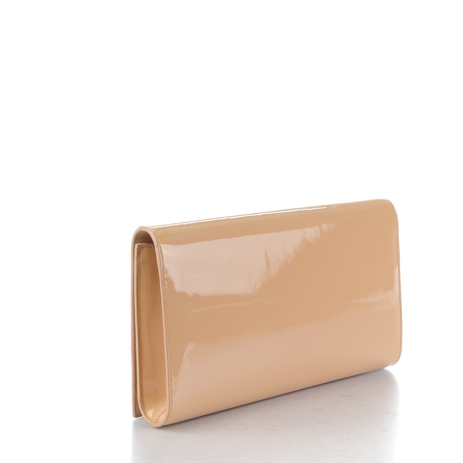 Saint Laurent Patent Calfskin Monogram Large Belle De Jour Clutch Chair 3 of 7