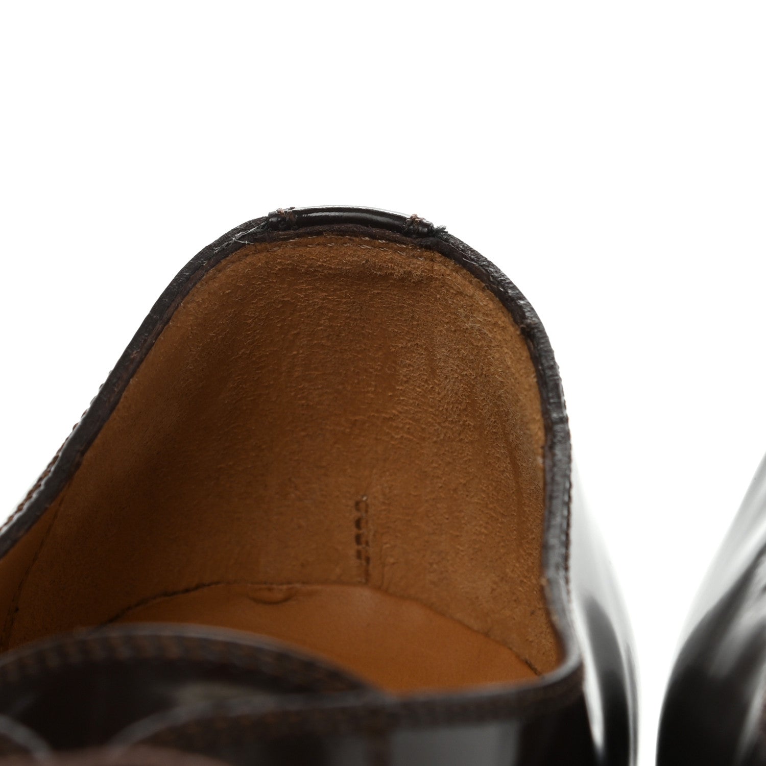 Gucci Calfskin Shade Lux Mens Lace Up Oxfords 8.5 Cocoa 6 of 15