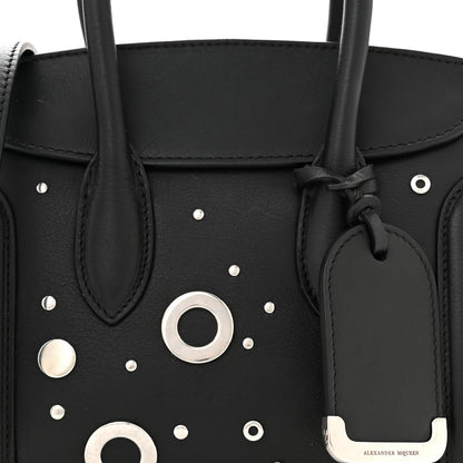 Alexander McQueen Calfskin Studded Mini Heroine 21 Black 7 of 9