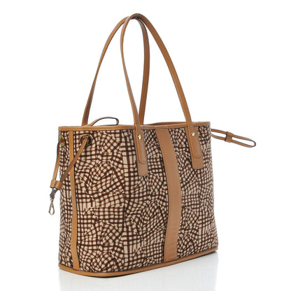MCM Visetos Medium Liz Reversible Shopper Tote Cognac 6 of 12