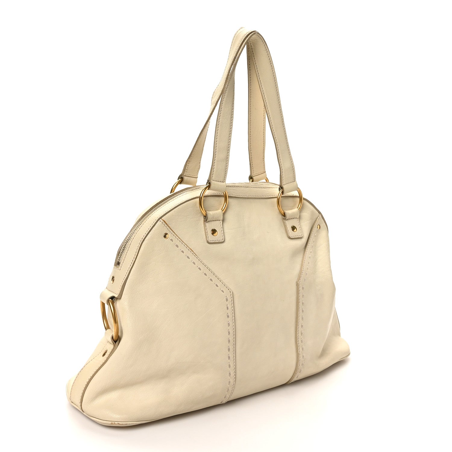 Saint Laurent Calfskin Large Muse Ivory 3 of 12