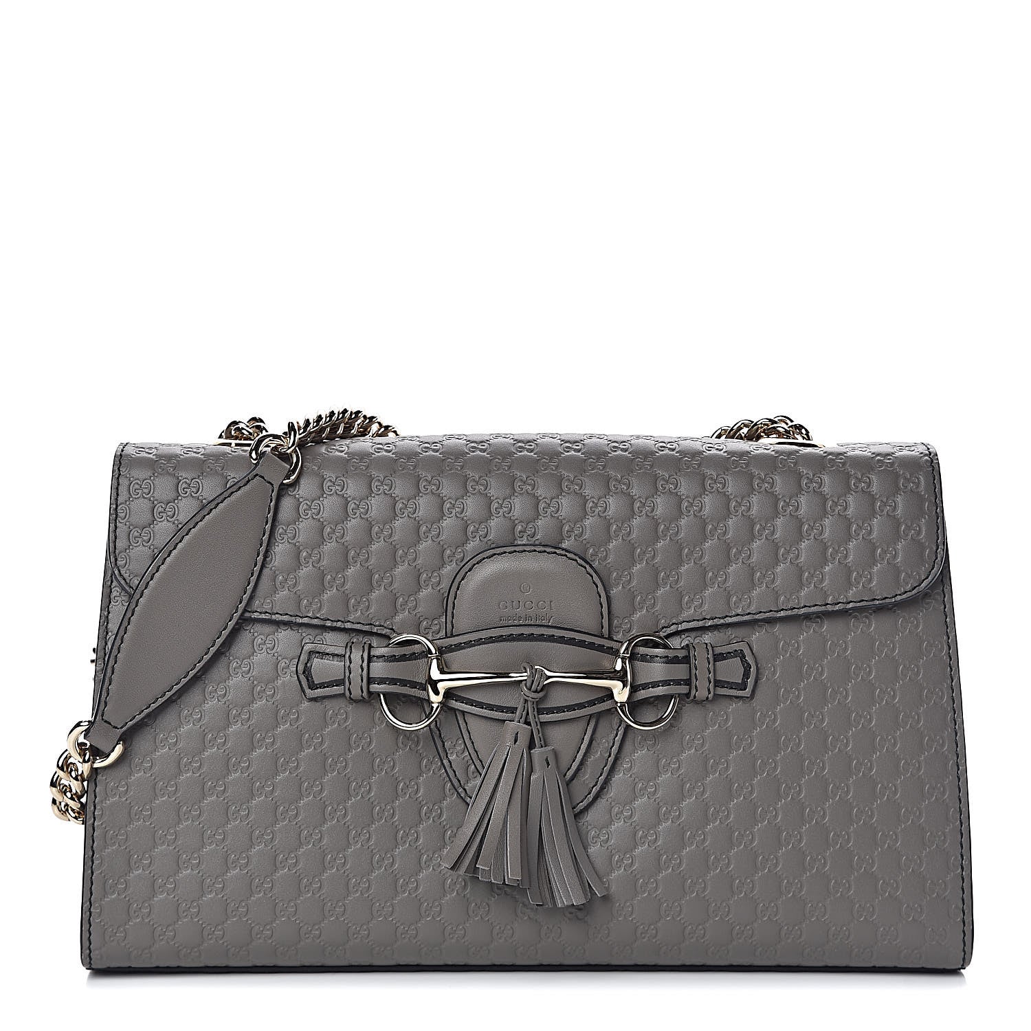 Gucci Soft Microguccissima Medium Emily Chain Shoulder Bag Loess 1 of 10