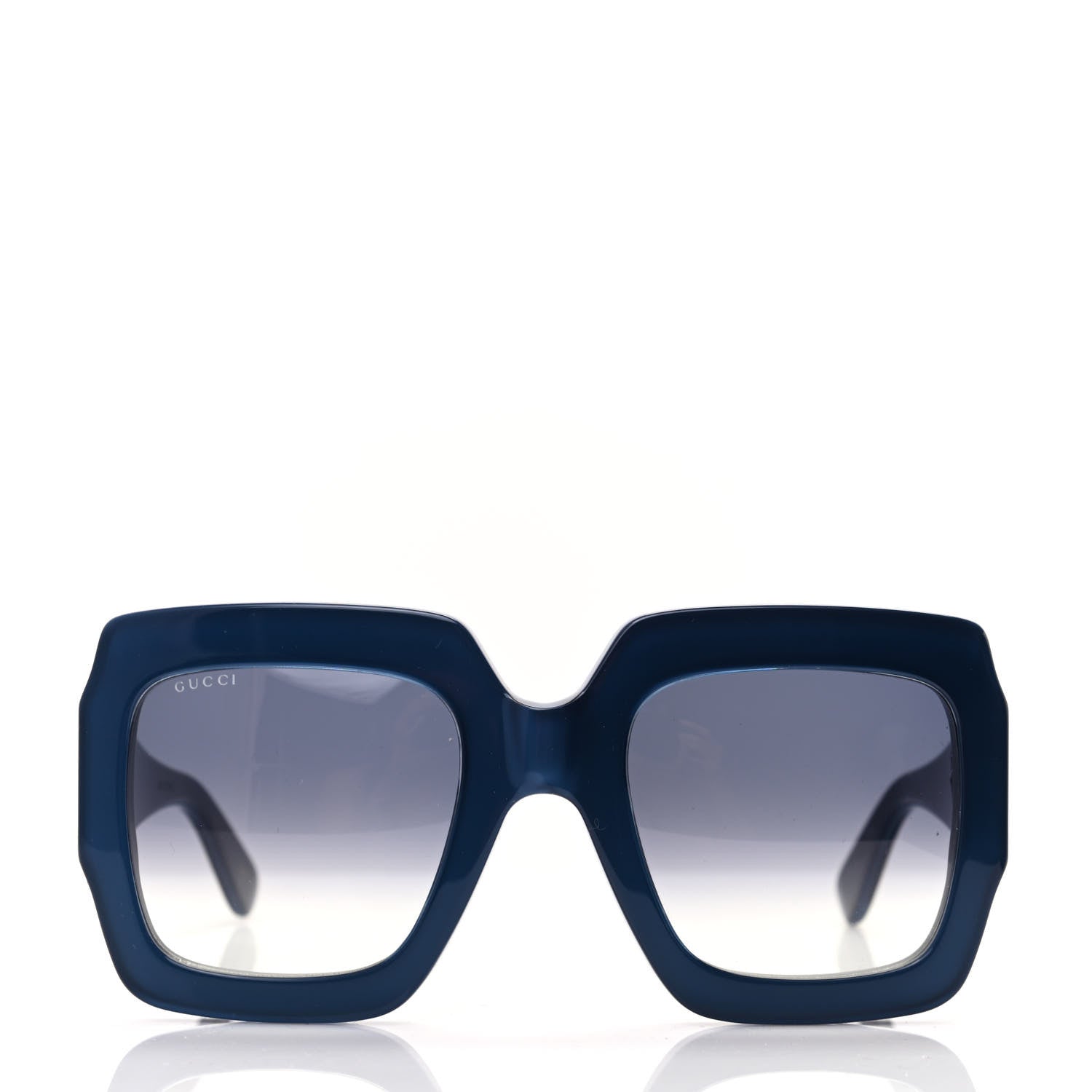Gucci Acetate Square Web Frame GG0178S Sunglasses Navy 2 of 9