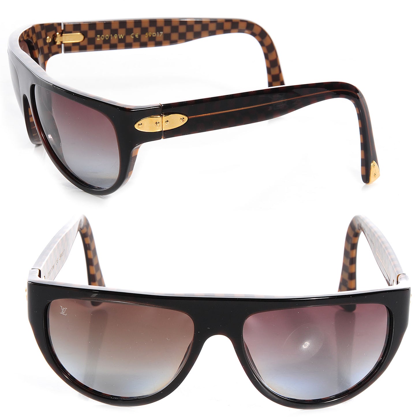 Damier Ebene Polarized Sunglasses Z0019W