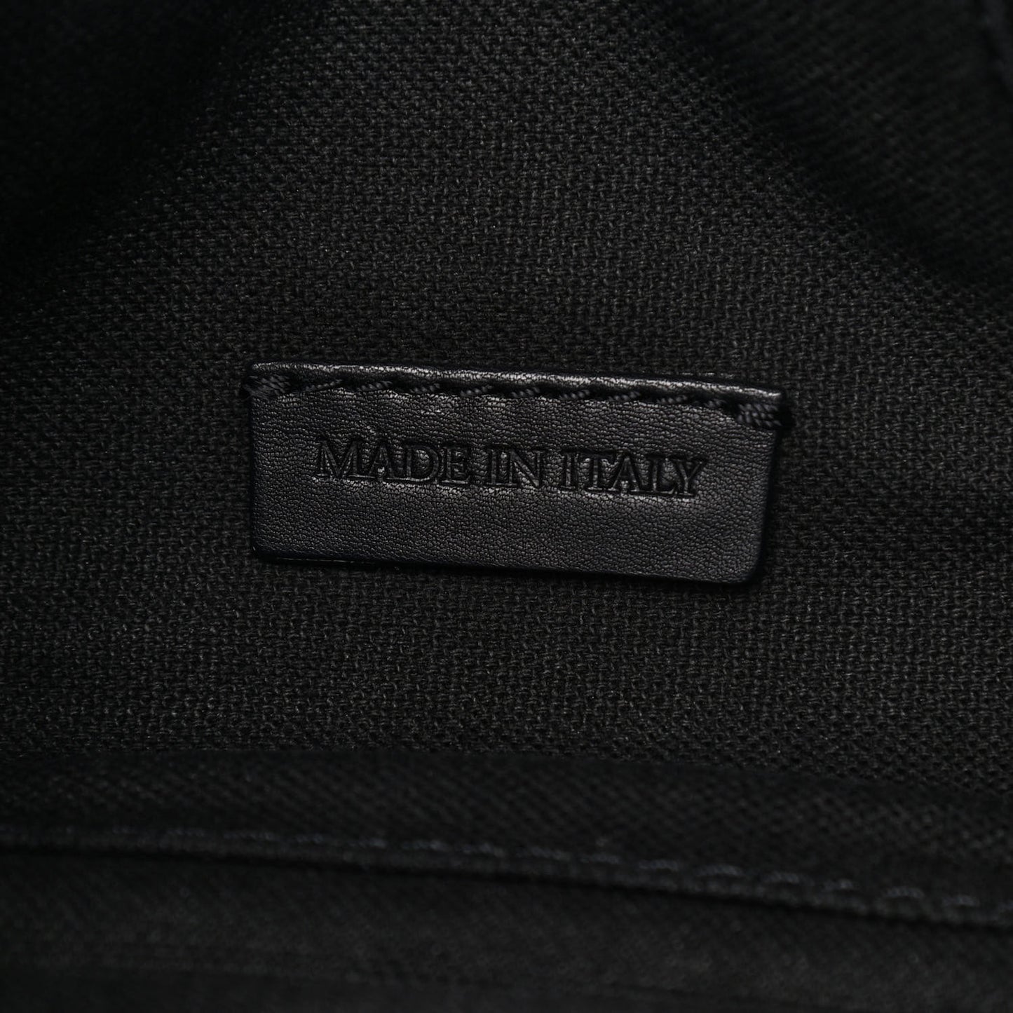 Calfskin Two Front Pocket Shoulder Bag Black