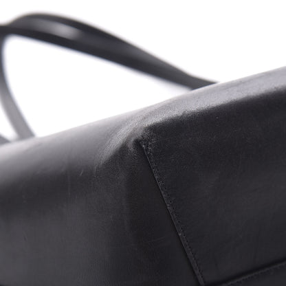 Mansur Gavriel Calfskin Large Shopping Tote Black Royal 13 of 22