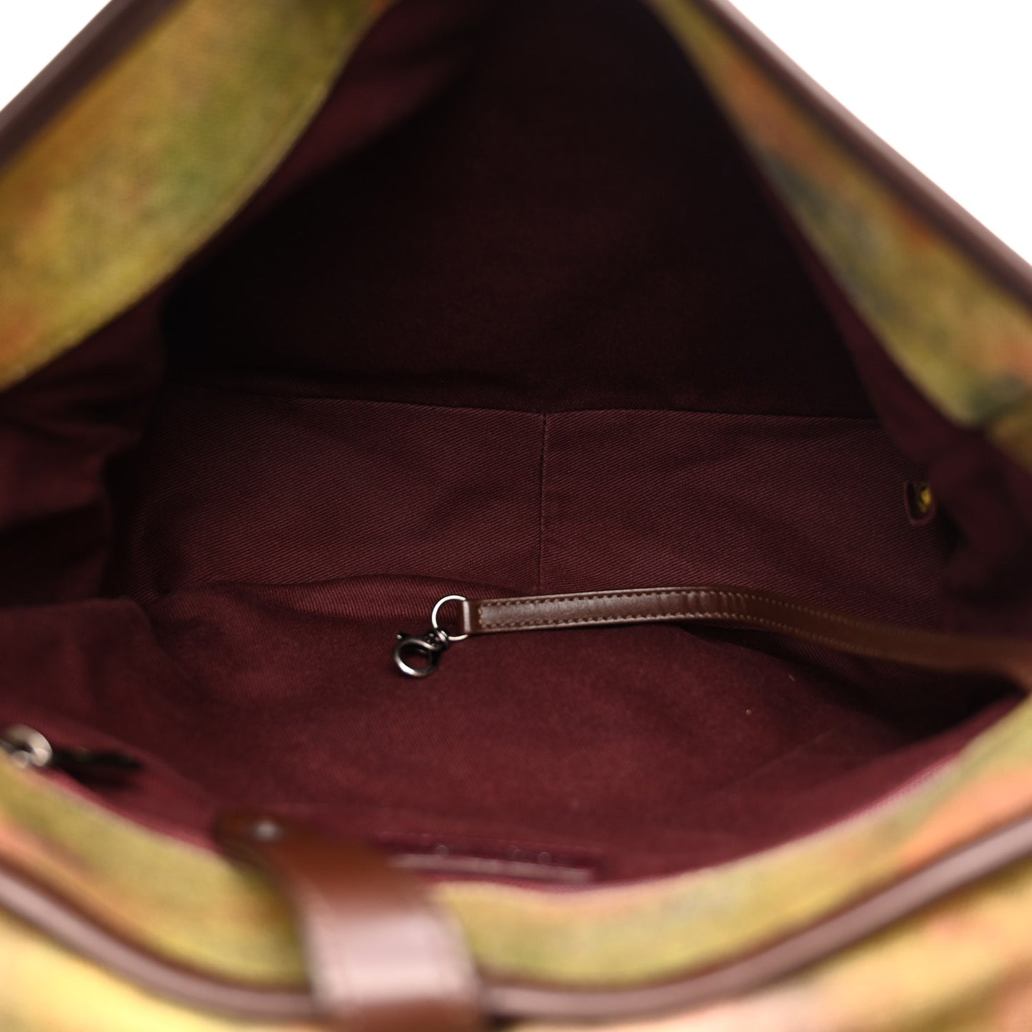Washed Toile Graffiti On The Pavements Messenger Khaki Multicolor