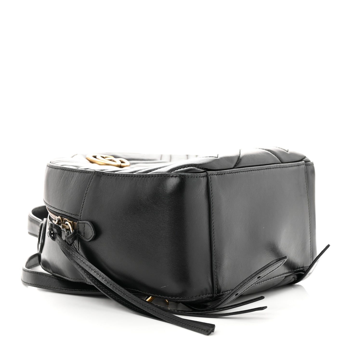 Calfskin Matelasse GG Marmont Backpack Black