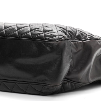 Chanel Lambskin Quilted Tote Black 10 of 12