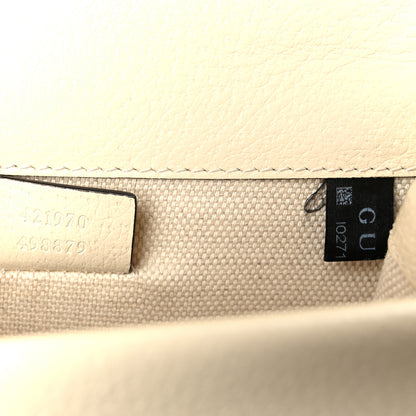 Gucci Textured Calfskin Crystal Mini Dionysus Shoulder Bag Mystic White 8 of 11