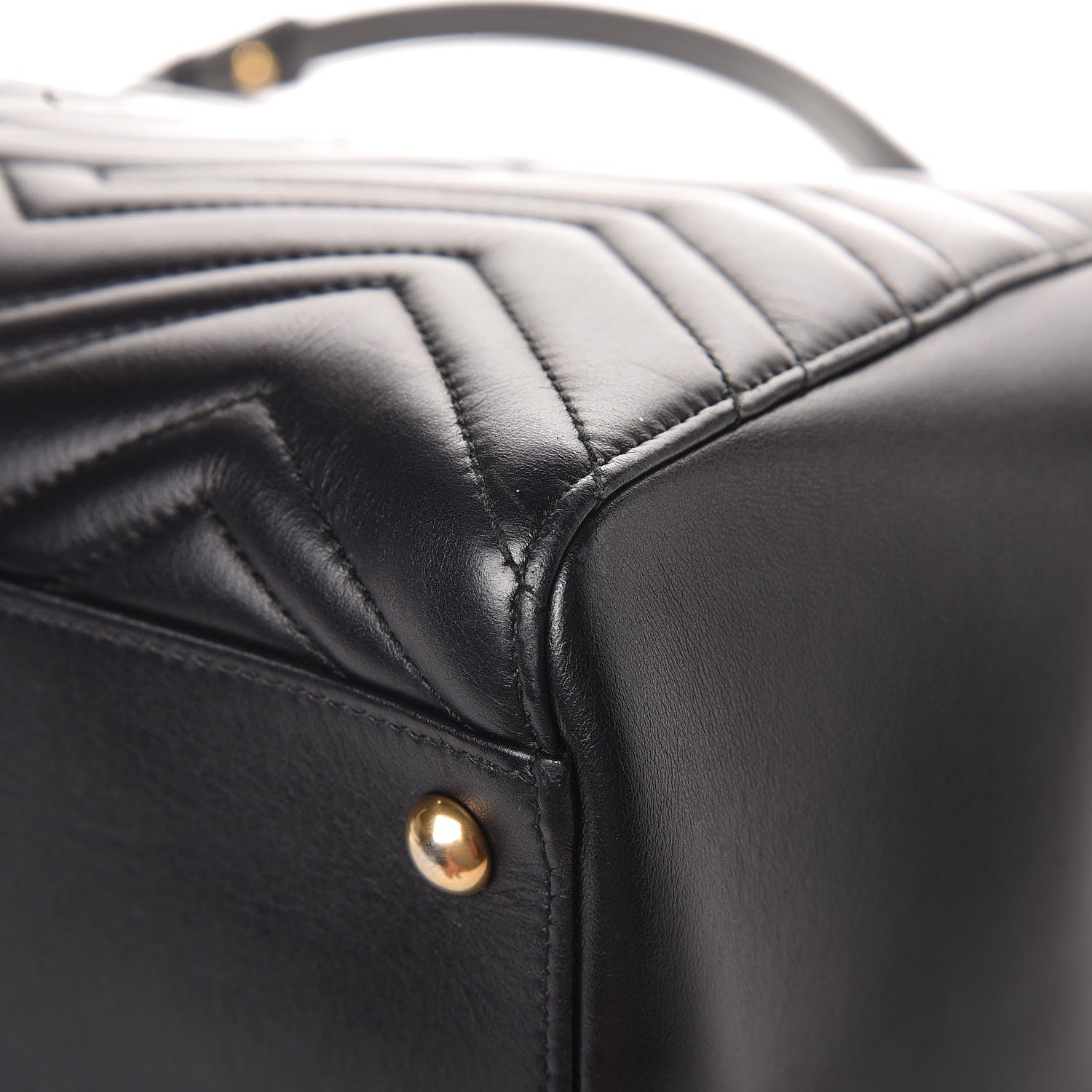 Gucci Calfskin Matelasse Medium GG Marmont Tote Black 12 of 12