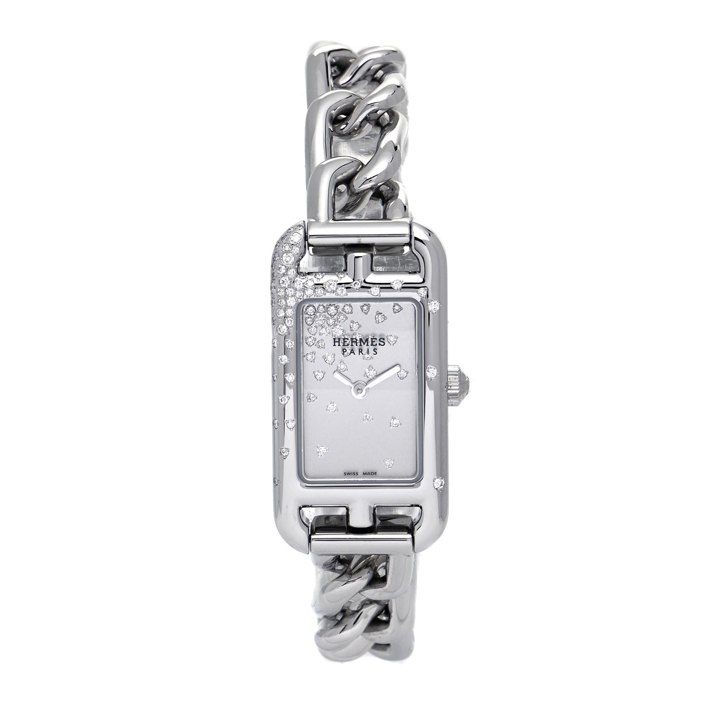 Stainless Steel Diamond 17mm Nantucket Jete De Diamants Quartz Watch