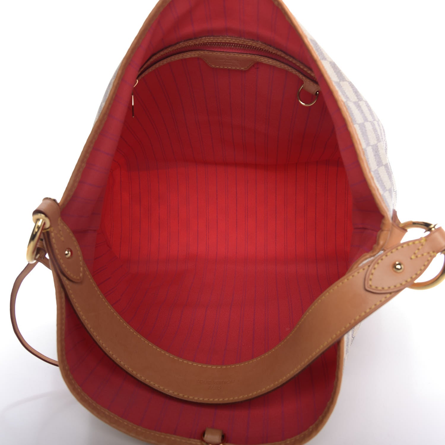 Louis Vuitton Damier Azur Delightful MM Pink 5 of 9
