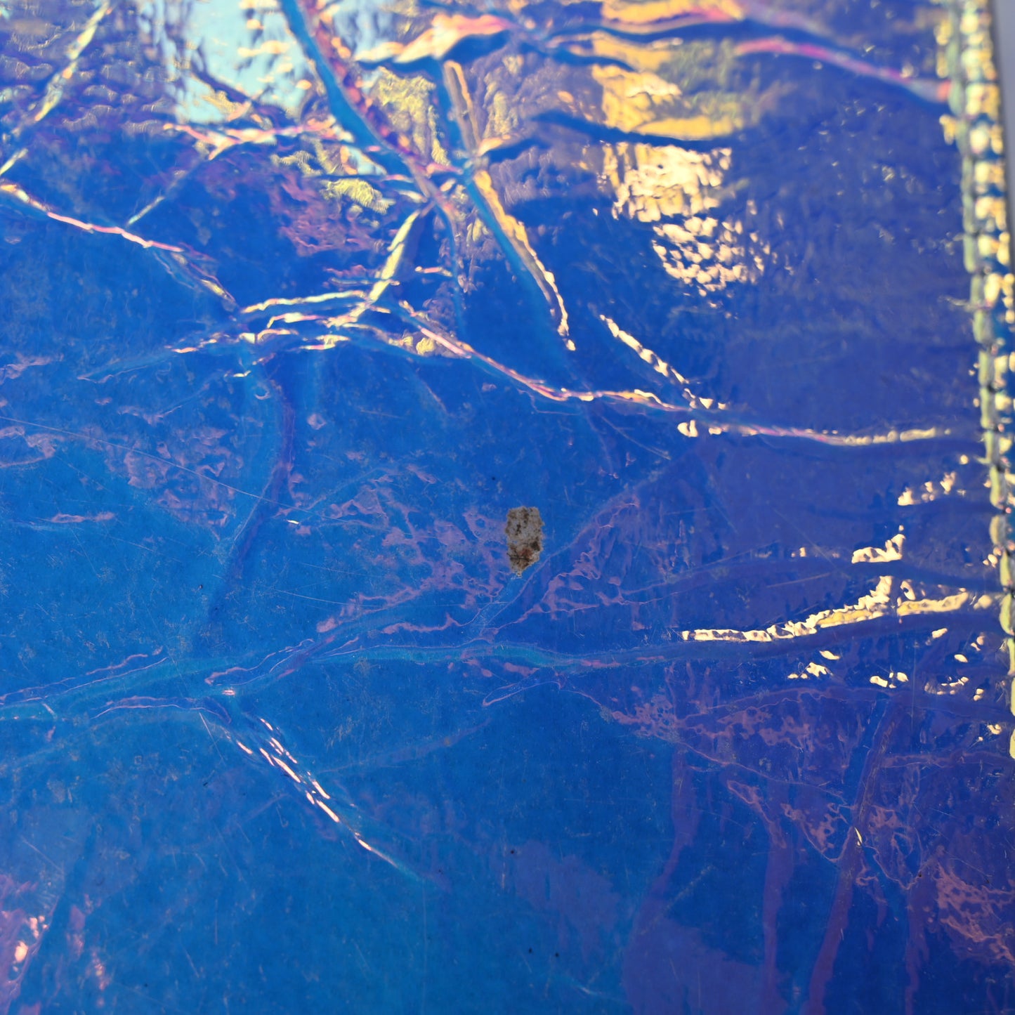 PVC Spikes East West Cabata Tote Clear Multicolor