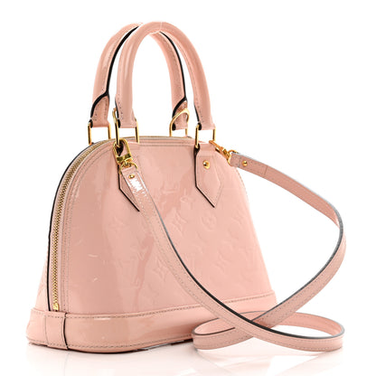 Louis Vuitton Vernis Alma BB Rose Ballerine 3 of 12