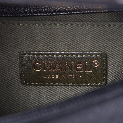 Chanel Caviar Quilted Medium Boy Flap Black 6 of 9