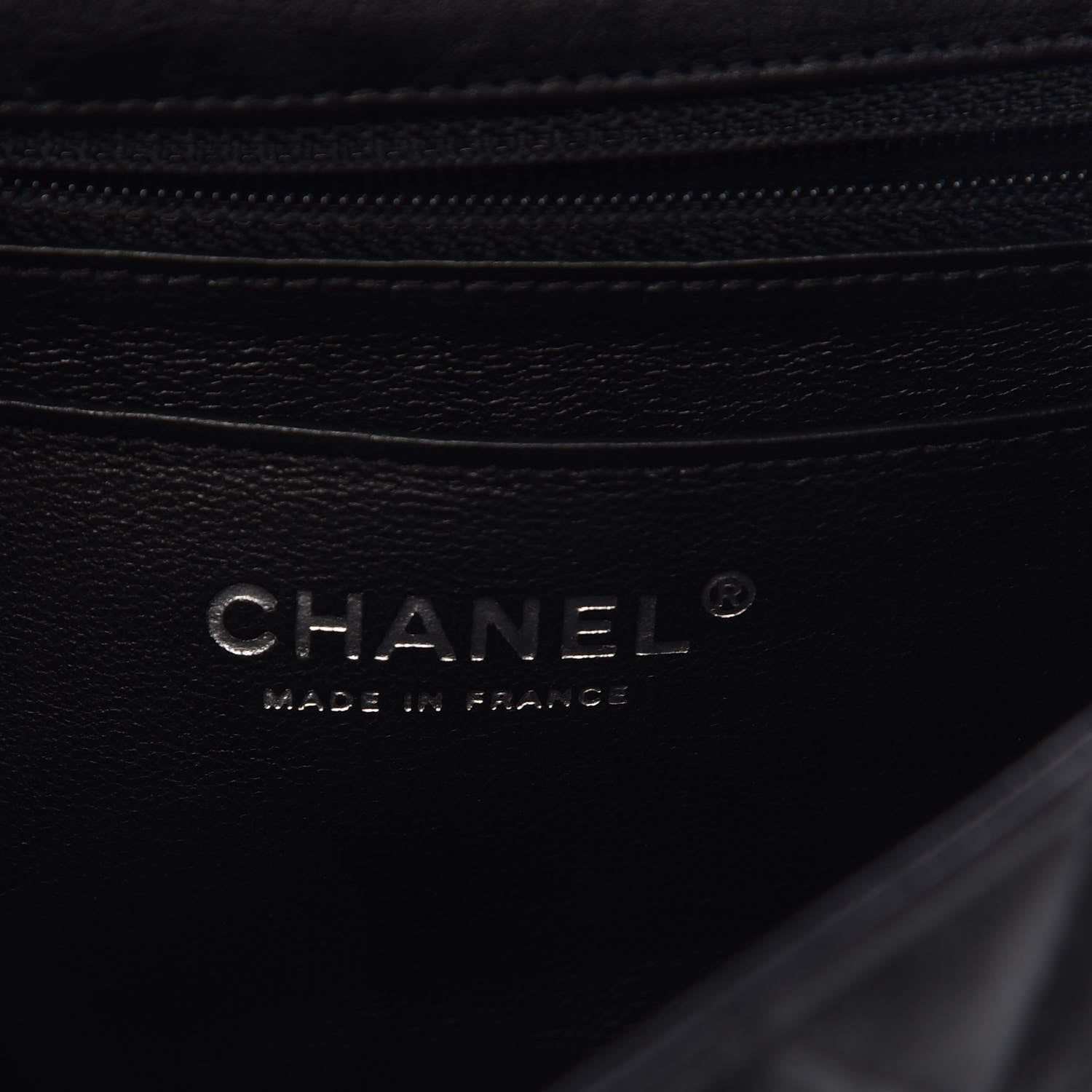 Chanel Crumpled Calfskin Quilted Mini Rectangular Flap So Black 6 of 9