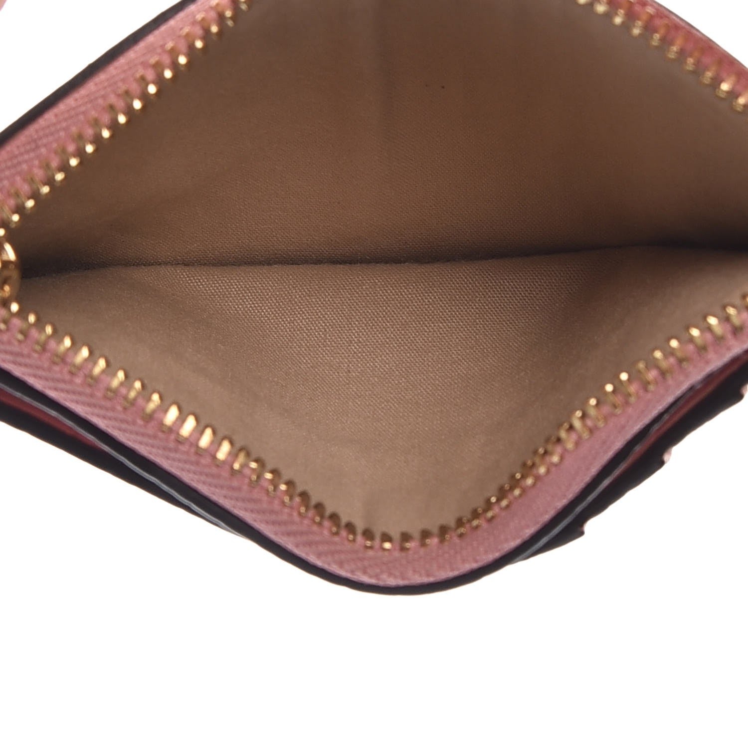 Chloe Calfskin Top Zip Card Case Anemone Pink 5 of 9