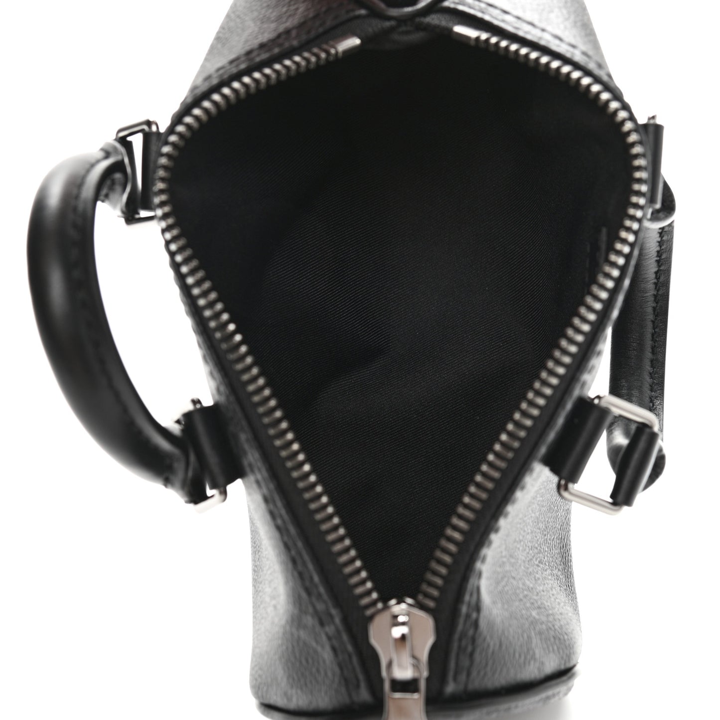 Reverse Monogram Eclipse Keepall XS Black