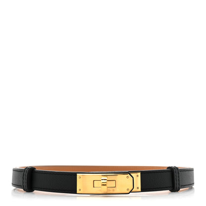 Hermes Epsom Kelly Belt Black 1 of 5
