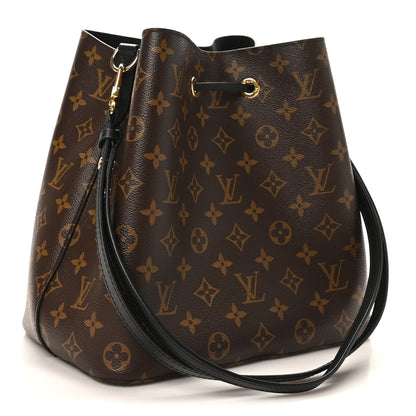 Louis Vuitton Monogram Neonoe MM Black 3 of 9