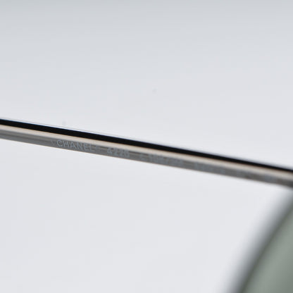 Chanel Metal Spring Round Sunglasses 4220 Gunmetal Green 6 of 8