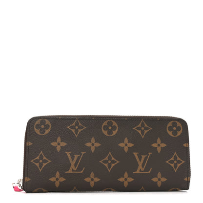 Louis Vuitton Monogram Clemence Wallet Fuchsia 1 of 7