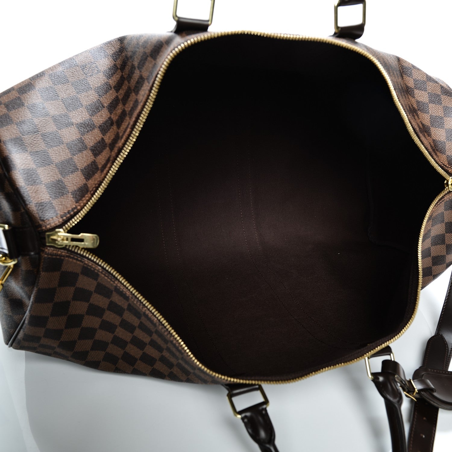 Louis Vuitton Damier Ebene Keepall Bandouliere 55 5 of 7