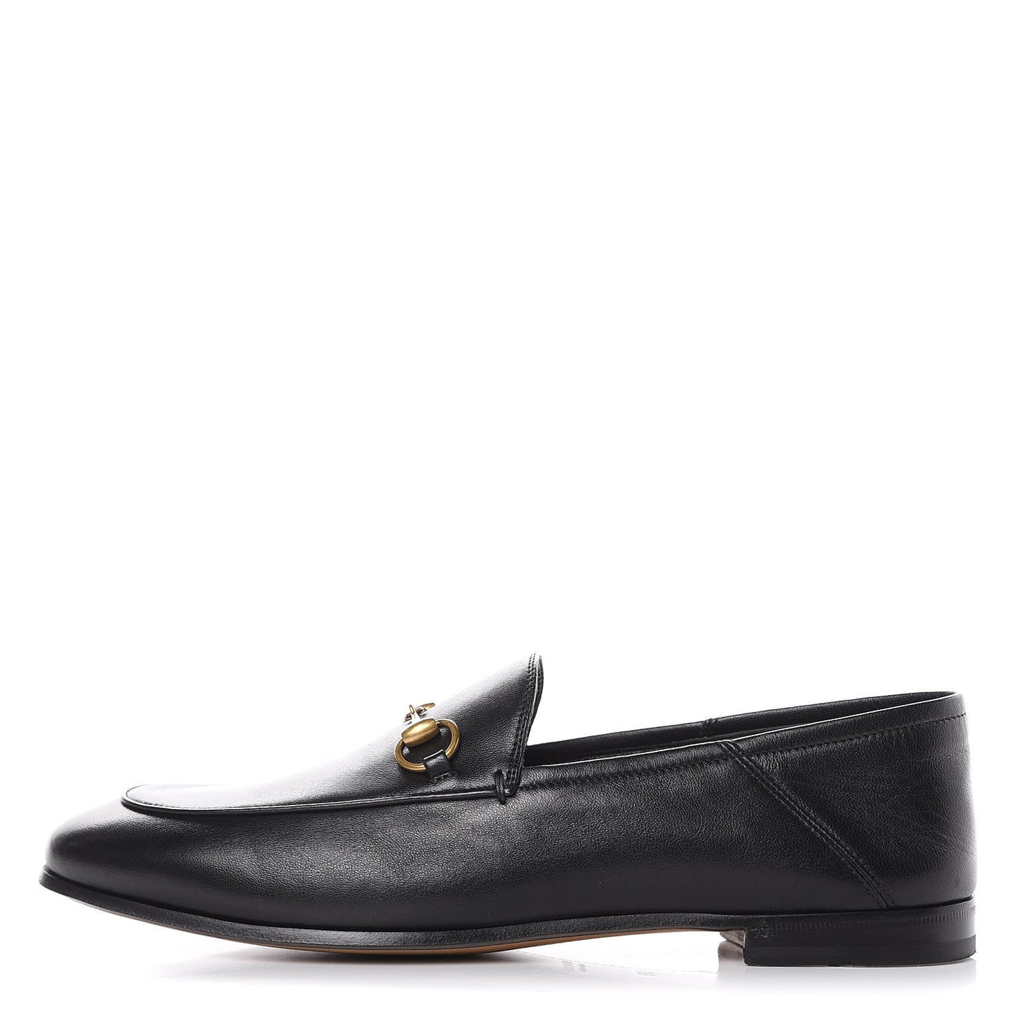 Lambskin Womens Brixton Horsebit Loafers 39 Black
