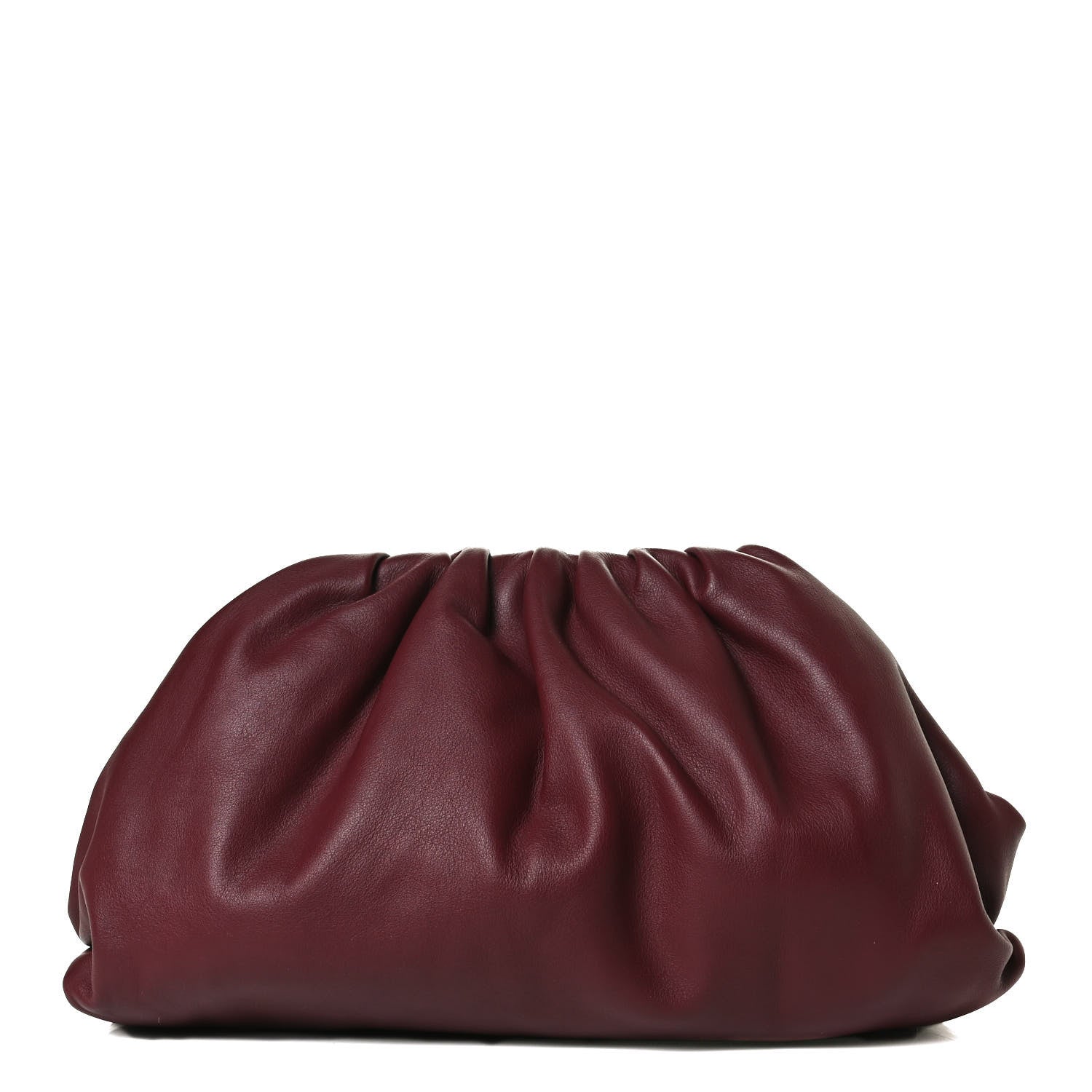 Bottega Veneta Smooth Butter Calf The Pouch Oversized Clutch Bordeaux 1 of 12