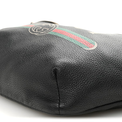 Gucci Grained Calfskin Logo Belt Bag Black 10 of 10