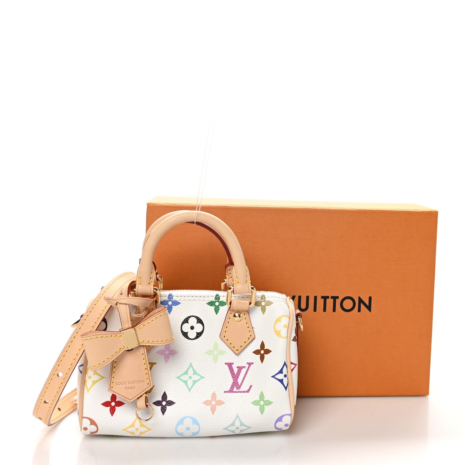 Louis Vuitton LV X TM Monogram Multicolor Nano Speedy White 10 of 10