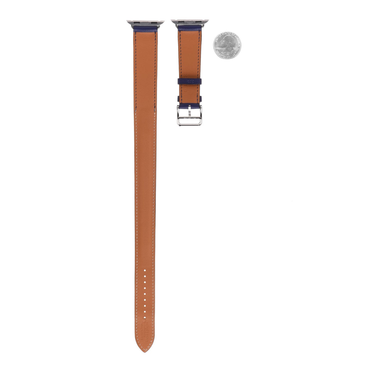 Swift Cavalleria Print 41mm Apple Watch Double Tour Strap Encre Beton