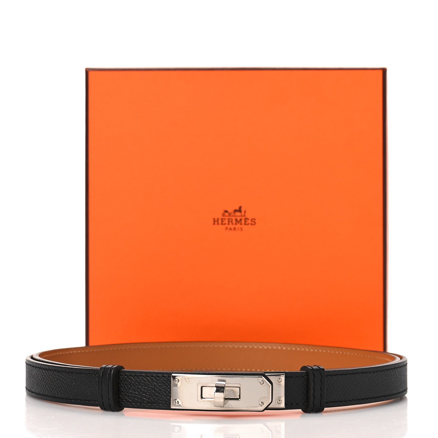 Hermes Epsom Kelly Belt Black 4 of 4