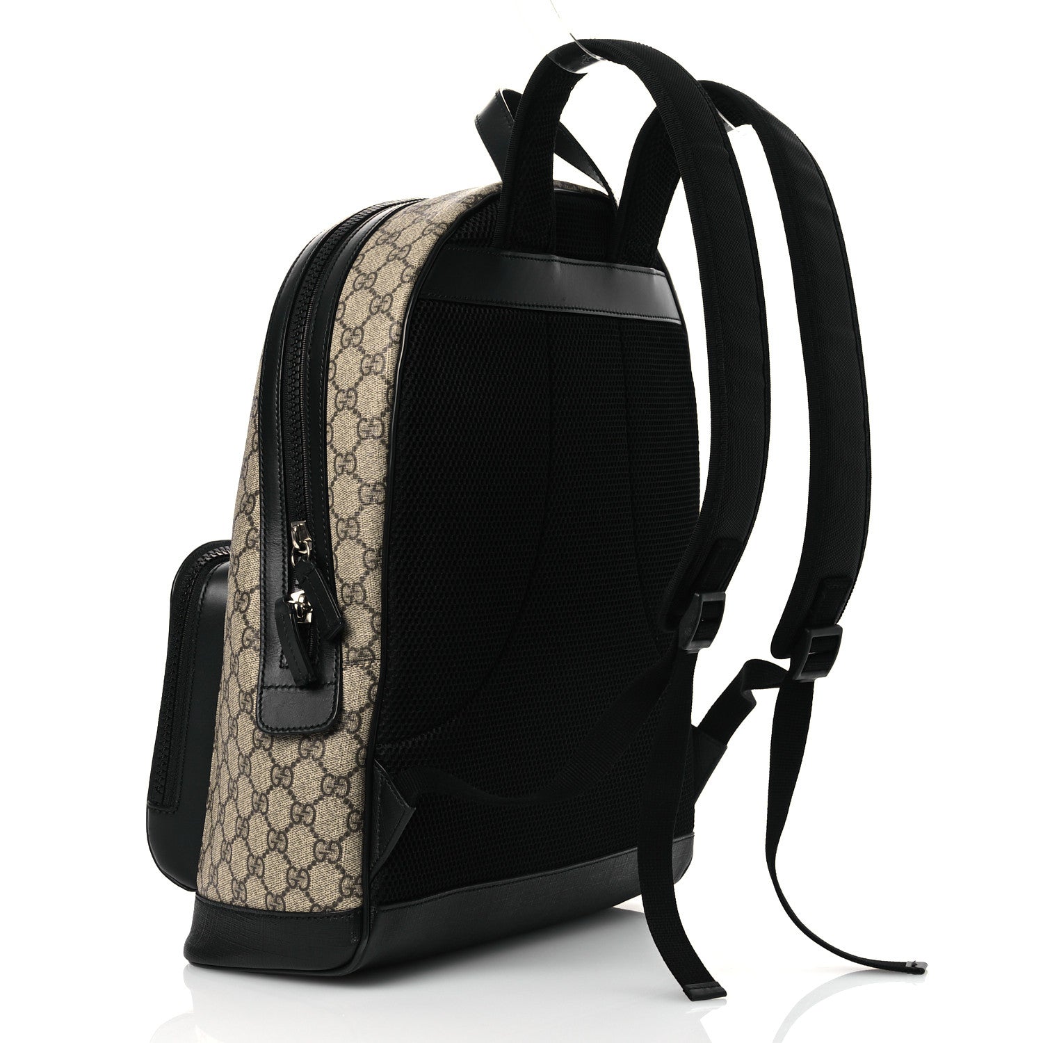 Gucci GG Supreme Monogram Medium Backpack Black 3 of 11
