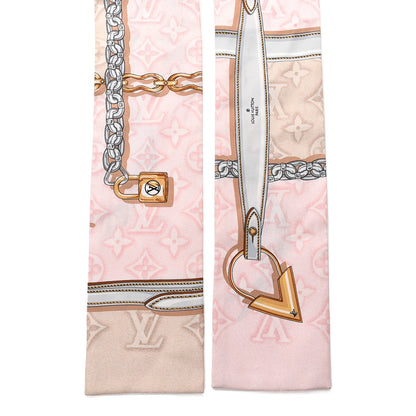 Louis Vuitton Silk Monogram Confidential Bandeau Light Pink 2 of 4