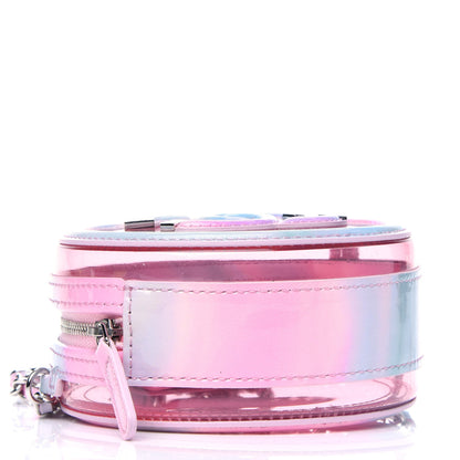 Chanel PVC Lambskin Filigree Round Clutch With Chain Pink 4 of 4