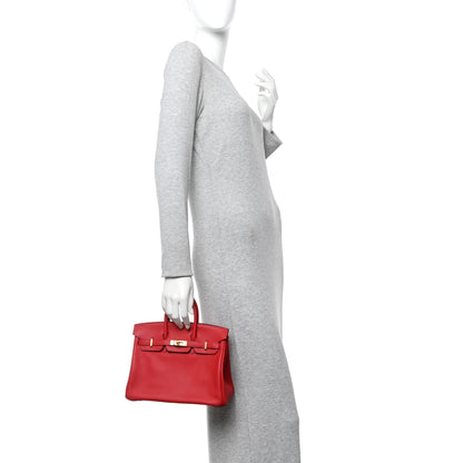 Hermes Swift Birkin 25 Rouge Casaque 2 of 11