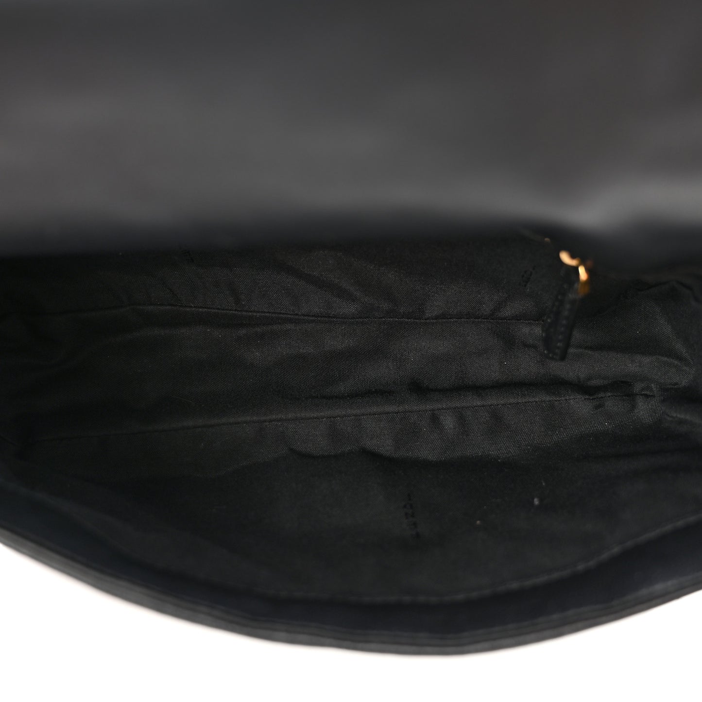 Nappa FF 1974 Embossed Baguette Black