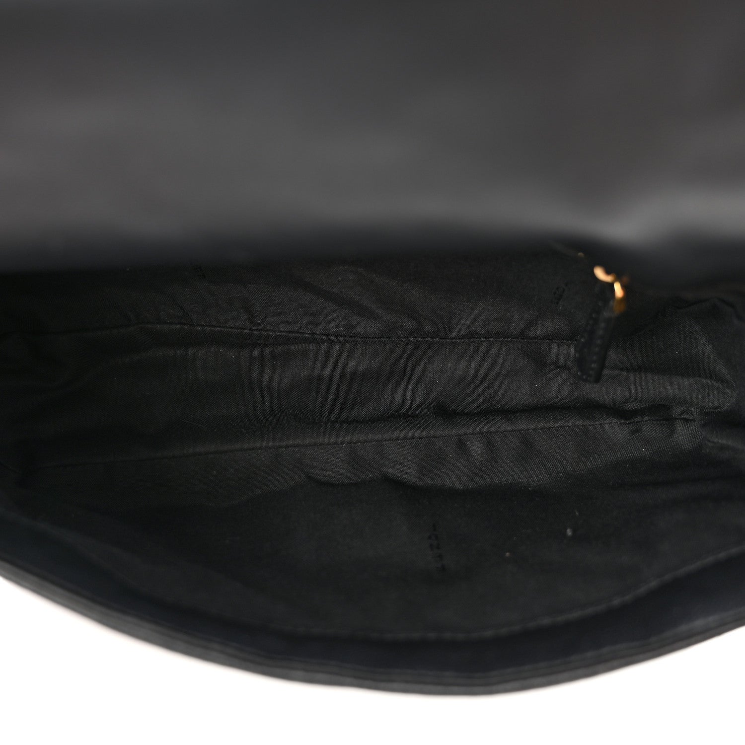 Fendi Nappa FF 1974 Embossed Baguette Black 5 of 11