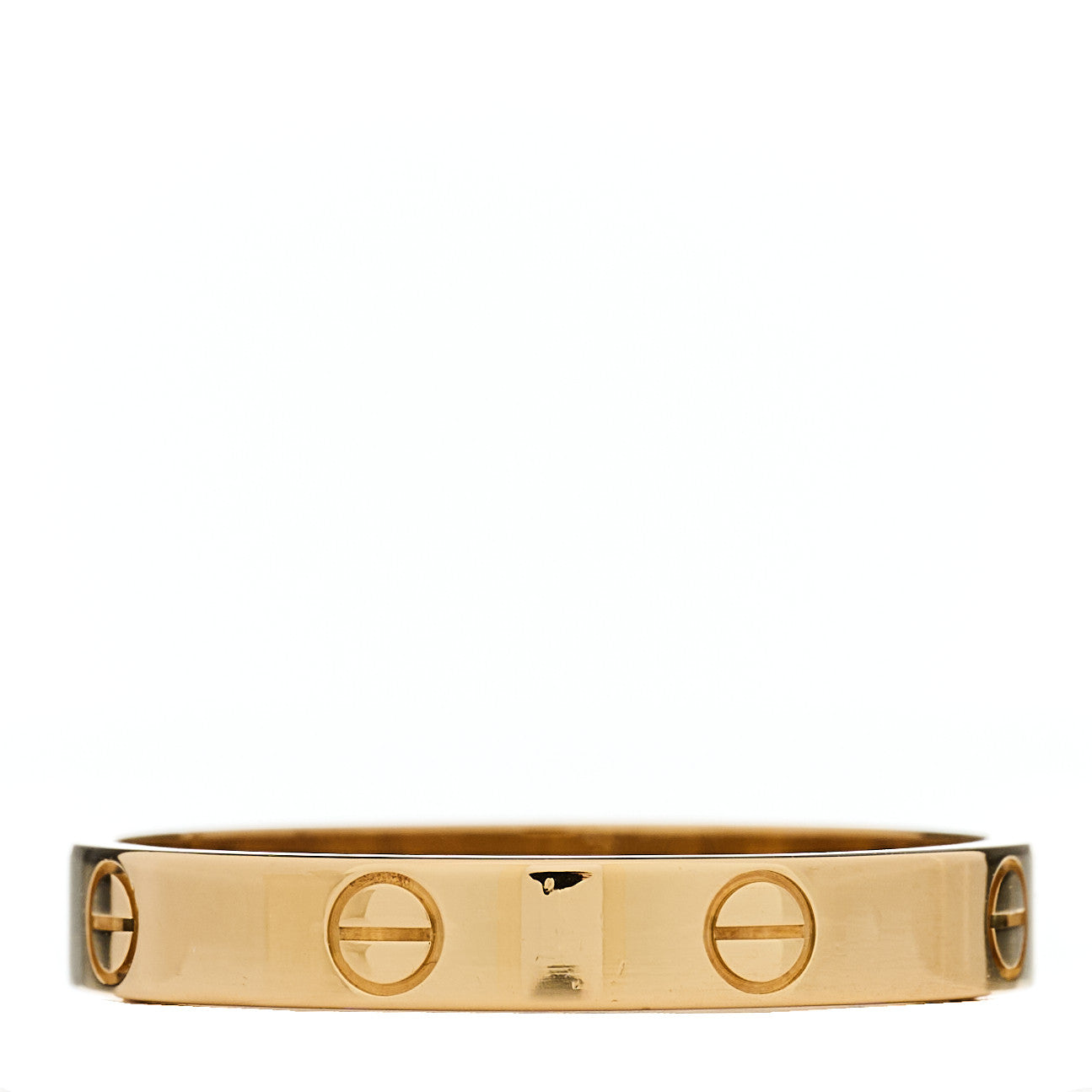 Cartier 18K Yellow Gold 3.5mm LOVE Wedding Band Ring 65 11 3 of 5