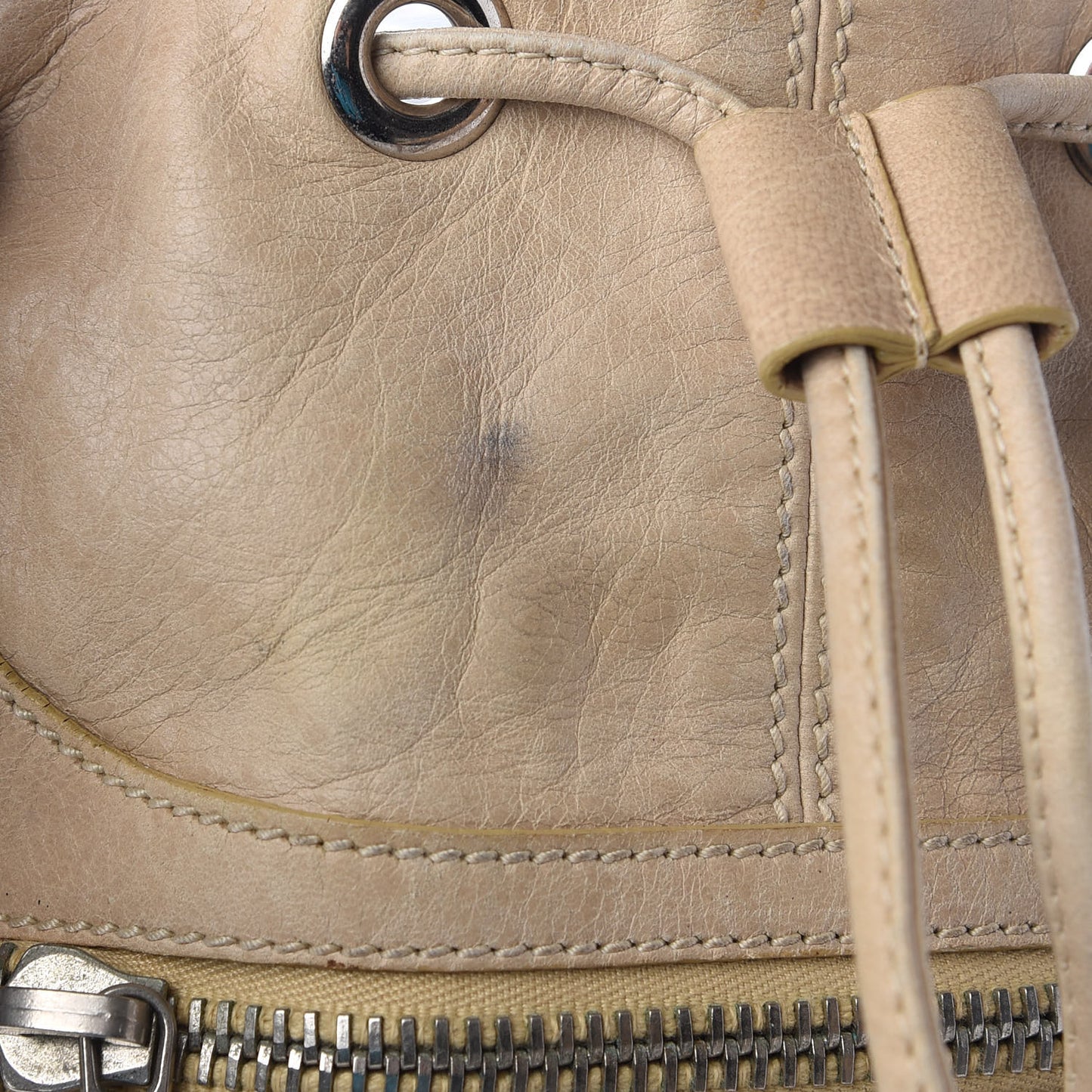 Agneau Giant 21 Silver Hardware Hardware Pompon Sahara