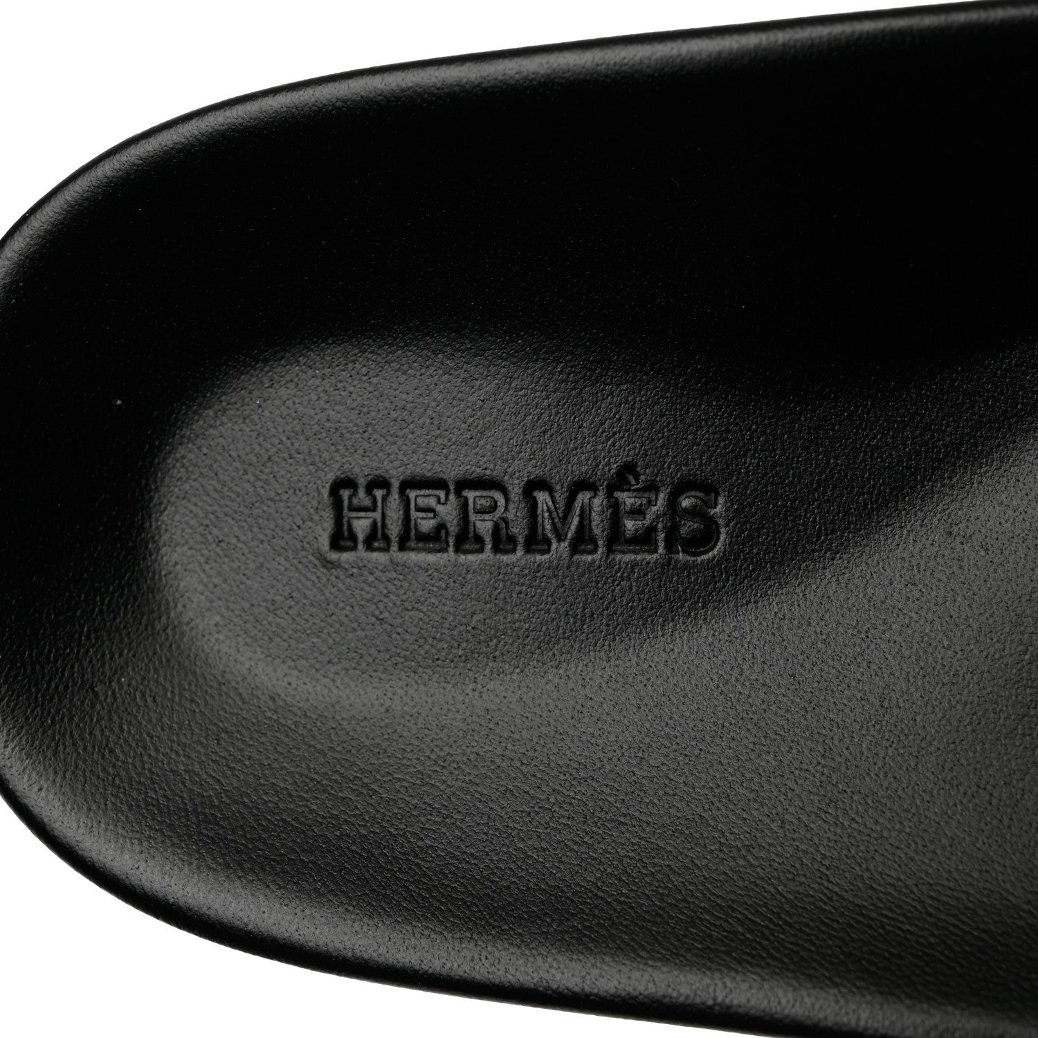 Hermes Calfskin Mens Biarritz Sandals 41.5 Black 7 of 10