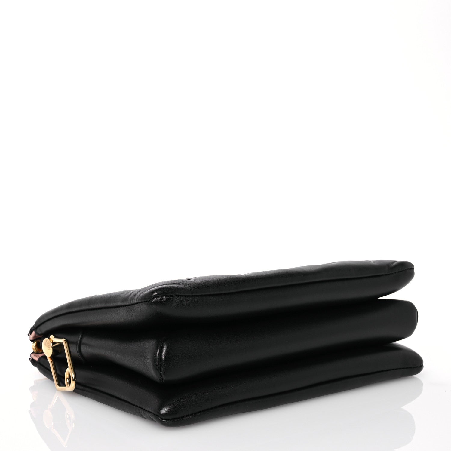 Louis Vuitton Lambskin Embossed Monogram Coussin PM Black 4 of 16